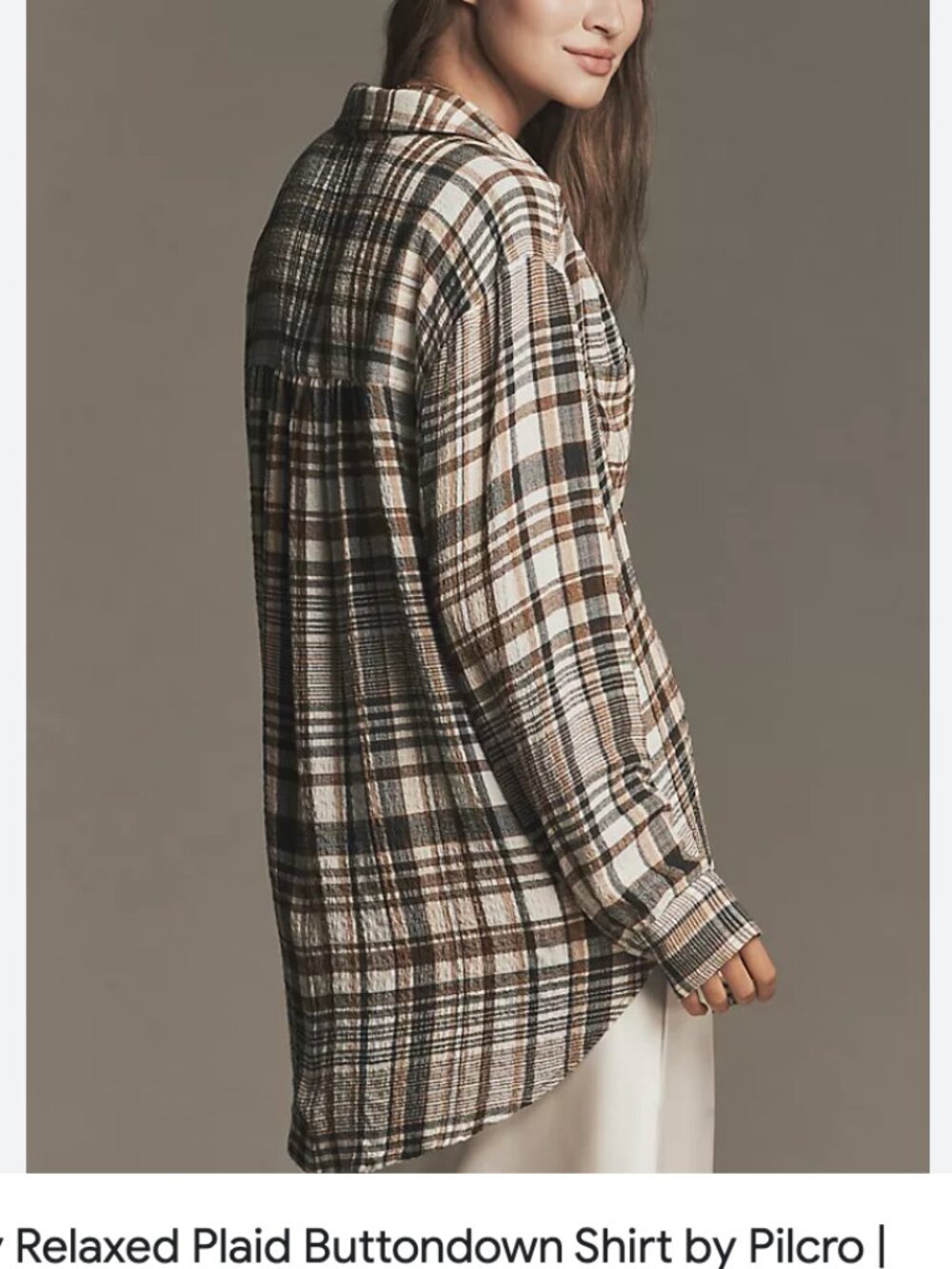 Anthropologie plaid long sleeve - Picture 2 of 5